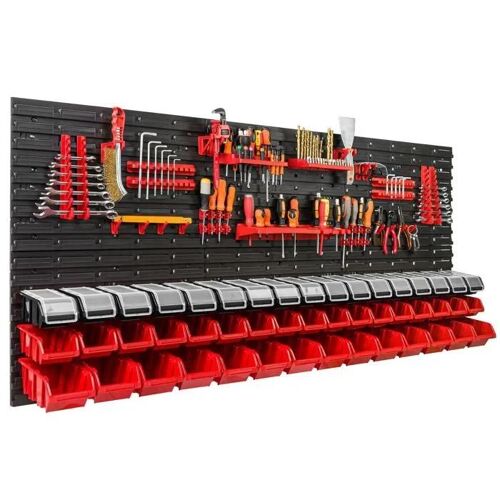Planche à outils - BOTLE - 172 x 78 cm - 48 plateaux - Plastique - Modulable