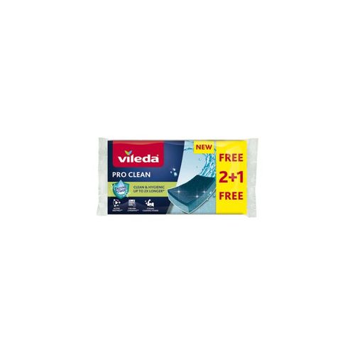 Lot de 3 éponges à récurer Pro Clean VILEDA