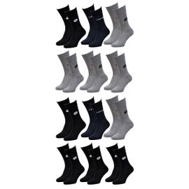 Chaussettes Homme Lotto Sport, Urbain, Confort En Coton -Assortiment Modèles Photos Selon Arrivages- Pack De 12 Paires Surprise