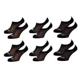 Chaussettes Homme Lotto Sneaker Pack De 6 Paires Footies Lotto Noir
