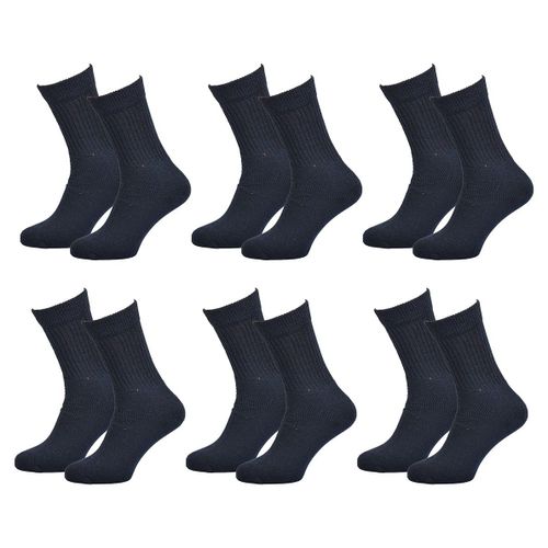 Chaussettes Homme C17 Jeans Confort Et Qualité -Assortiment Modèles Photos Selon Arrivages- Pack De 6 Paires C17 Jeans Tennis Marine