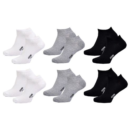 Chaussettes Homme Azzaro Confort Et Qualité -Assortiment Modèles Photos Selon Arrivages- Pack De 6 Paires Sneakers Azzaro Assorties