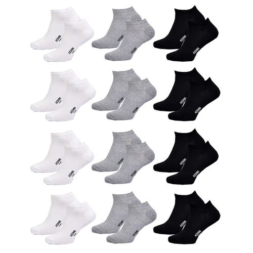 Chaussettes Homme Azzaro Confort Et Qualité -Assortiment Modèles Photos Selon Arrivages- Pack De 12 Paires Sneakers Azzaro