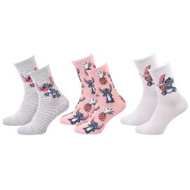 Chaussettes Pack Fille Disney Lilo Et Stitch 3 Paires Teen