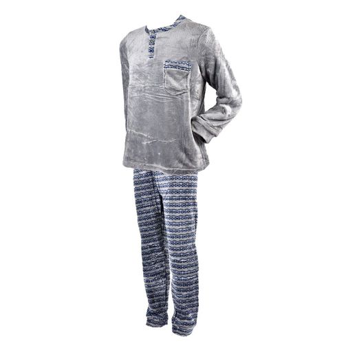 Pyjama Homme Polaire Eco 2545 Gris