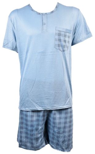 Pyjama Court Homme Eco Homewear 618 Bleu