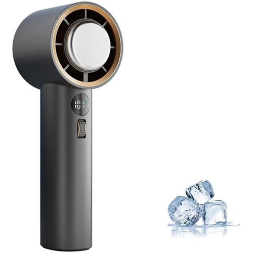 Doux Jardin Mini Ventilateur Révolutionnaire Portable Silencieux, Mini Ventilateur Portable USB Rechargeable, Refroidissement Instantané, Ultra Silencieux (Blanc Cassé)