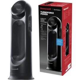 ventilateur TurboForce Power (fonctionnement silencieux pour rafraîchissement, inclinaison variable à 90°, 3 vitesses, option de fixation murale, ventilateur de table) HT900