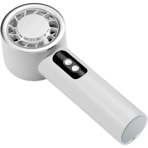 Mini Ventilateur, Ventilateur portable à main, 100 vitesses, ventilateur de bureau silencieux avec affichage numérique, ventilateur rechargeable USB