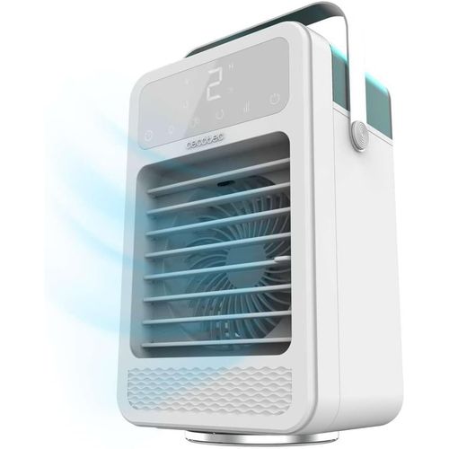 Climatiseur Portatif EnergySilence 600 DeskChill Rotate, Capacité de 500 ml, Contrôle Tactile, 4 Vitesses, Oscillation à 70°, Minuterie et AutoOff, Éclairage LED