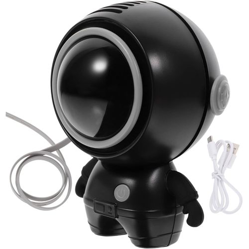 Ventilateur de Cou Suspendu Astronaute USB Rechargeable Portable Ventilateur Personnel Silencieux pour Refroidissement pour Femmes