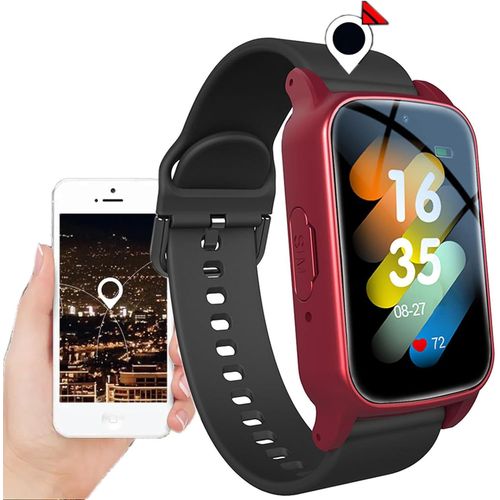 Montre Intelligente Pour Personnes Âgées Avec Détection De Chute, Système D'alerte De Vie, Traqueur Gps, Appel Sos, Idéal Pour Les Soins De Démence Et D'alzheimer