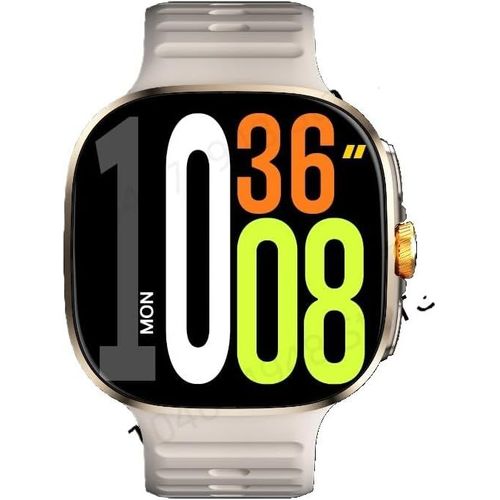 Montre Intelligente M99 Avec Écran Amoled De 6,1 Cm - Caméra Rotative À 190° - Gps - Batterie 2100 Mah - Résolution Hd 720 X 720 - Noir - 8 Go - 128 Go