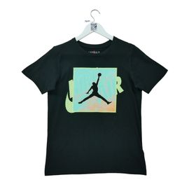 Reconditionné - T-Shirt Manches Courtes Homme Noir - Taille 14/16 Ans - Homme - Noir