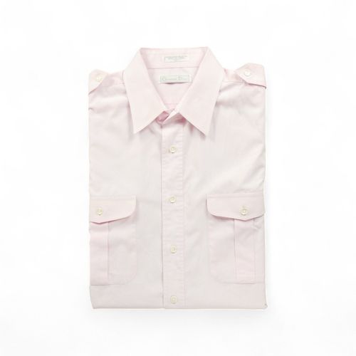 Reconditionné - Chemise Classique Homme Uni Rose - Taille L - Homme - Rose