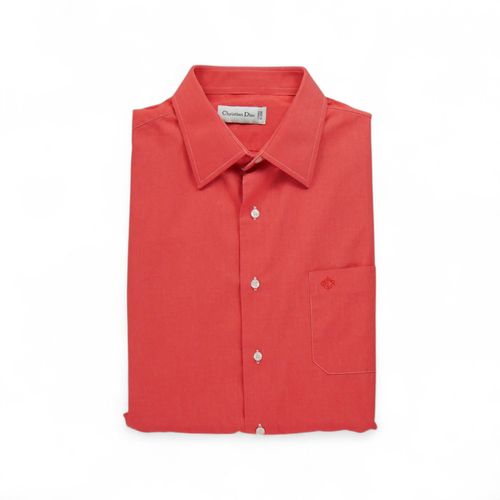 Reconditionné - Chemise Classique Homme Uni Corail - Taille 3xl - Homme - Corail