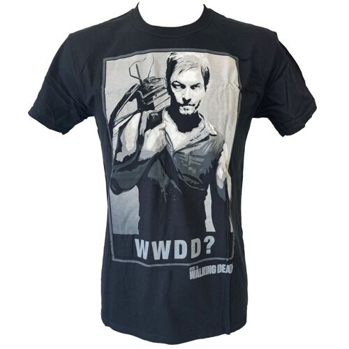 Tee-Shirt Noir Daryl Dixon The Walking Dead Taille S