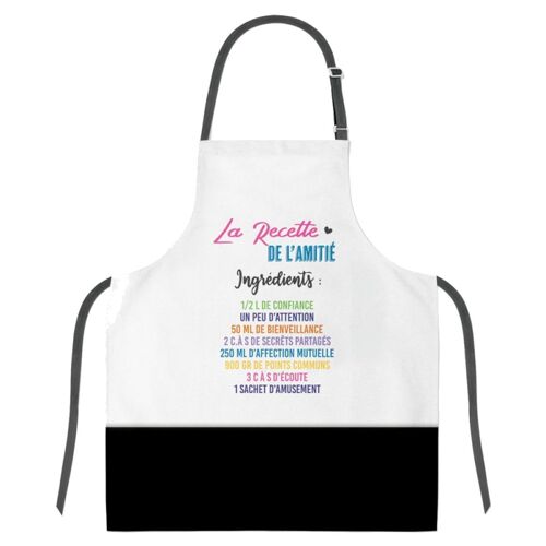 Tablier Adulte À Nouer - Recette De L'amitié