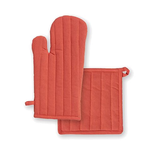 Ensemble Gant Et Manique Unis - Corail