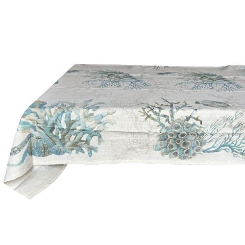 Nappe Imprimée En Polylin Enduit 160 X 160 Cm