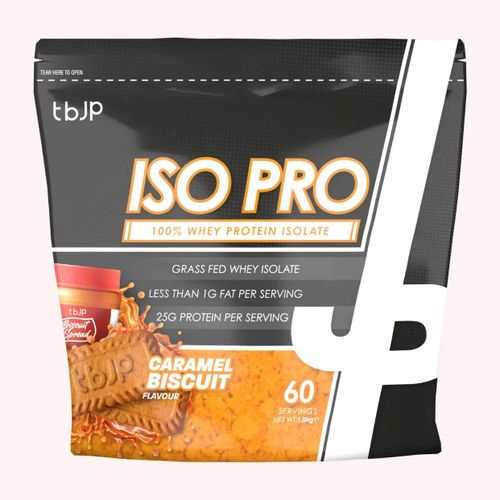 Whey Isolate Protein Iso Pro Tbjp 1,8kg Goût Caramel Biscuit - Tbjp 