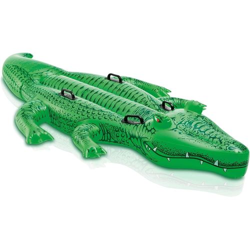 Bouée Gonflable Crocodile À Chevaucher ¿ Grande Bouée Été Piscine Mer Enfant Et Adulte