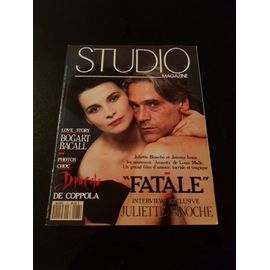 Studio Magazine N° 68 : Juliette Binoche Et Jeremy Irons