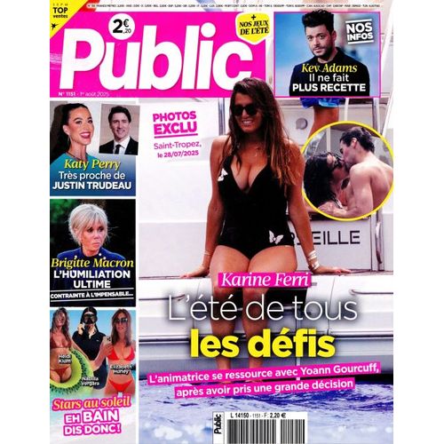 Public N°1151 : Karine Ferri, L'Été De Tous Les Défis