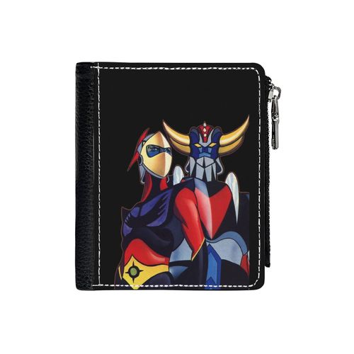 Portefeuille GOLDRAKE _3217 Compact en Simili-Cuir PU Porte-Cartes avec Fermeture Éclair Multi-Poches Unisexe Homme Femme Ad