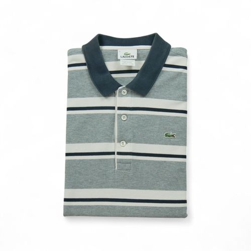 Reconditionné - Polo Manches Courtes Homme Gris - Taille L - Homme - Gris