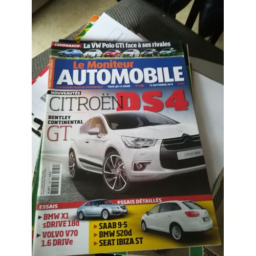 Le Moniteur 1480 De 2010 Saab 9-5 2.0t Vector,Seat Ibiza St 1.2 Tdi Ecomotive,Bmw 520d,X1 Sdrive 18d,2000,Volvo V70 1.6 Drivemini Cooper S,Clio Rs,Polo Gti,Alfa Mito Qv,Abarth Punto Evo,Skoda Fabia Rs