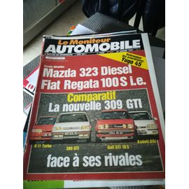 Le Moniteur 865 De 1987 Renault 11 Turbo,Peugeot 309 Gti,Golf Gti 16s,Opel Kadett Gsi,Toyota Corolla Gt,Fiat Regata 100 Sie,Lancia Ecv,Yugo 45,Mazda 323 Lx 1.7d
