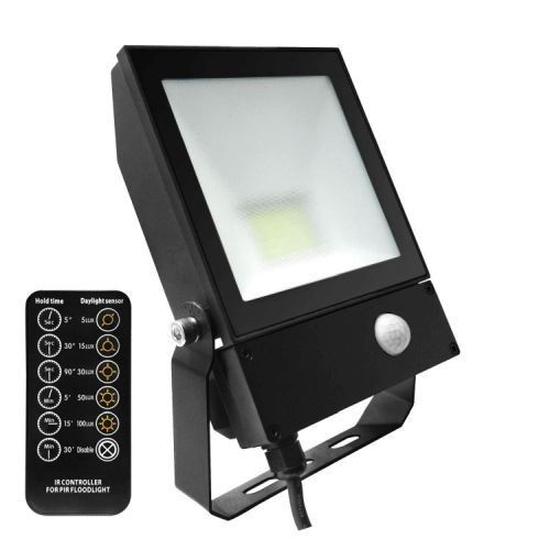 Projecteur Led À Détection Pir 20w 4000k 2200 Lm Floodlight Qt Integratech