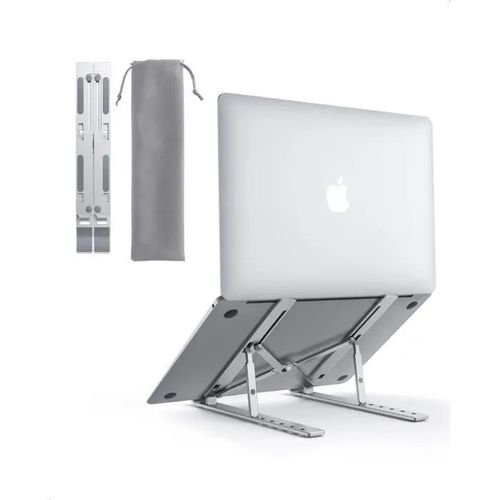 Support Ordinateur Portable Pliable AUKEY Stand Laptop antidérapant multi-angle en Alliage d\'Aluminium HD-LT07