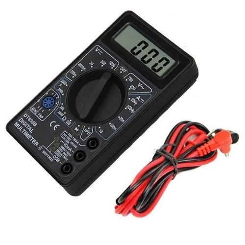 Ohmmètre Voltmètre ampèremètre Multimètre Numérique Testeur Noir