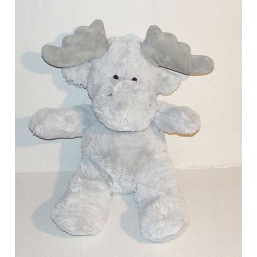 peluche cerf renne gris blanche porte