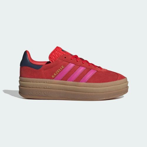Chaussures Gazelle Bold Adidas Red Semi Lucid Fuchsia Night Indigo