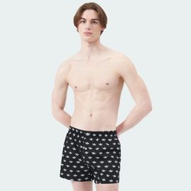 Boxer Tissé En Coton Confort Core Icon, Lot De 2 Sous-Vêtements Adidas - Black / White - M
