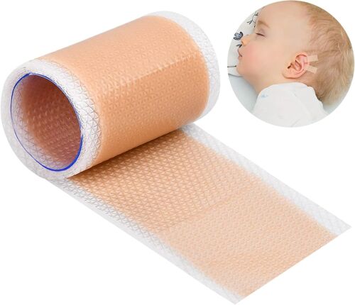 Kalanka-Correcteur D'oreille, 4x50cm Patch De Correction D'oreille En Silicone, Patch De Correction D'oreillette Valgus Pour Bébé, Bande D'oreille En Gel De Silicone Pour Enfants