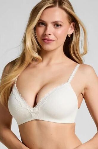Hunkemöller Soutien-Gorge Sans Armatures Préformé Lola Blanc