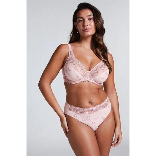 Hunkemöller Slip Taille Haute Diva Rose