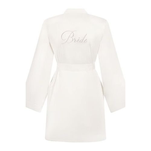 Hunkemöller Kimono De Mariée En Satin Blanc