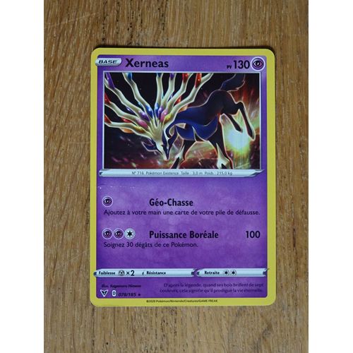 Carte Xerneas Holo 130 Pv 78/185 Voltage Éclatant