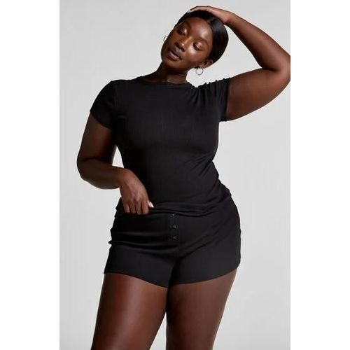Hunkemöller Pantalon De Pyjama Pointelle Noir