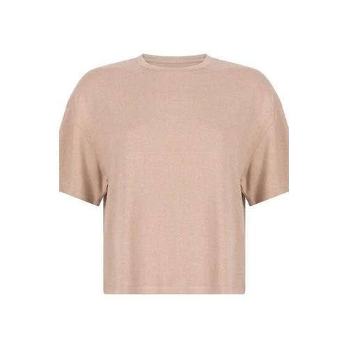 Hunkemöller Haut De Pyjama En Jersey Brossé Beige