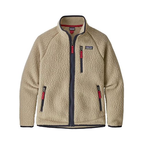 Patagonia Retro Pile Zip Fleece Kids Veste Vert