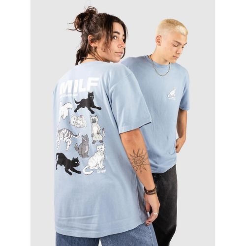 Ripndip Man I Love Felines T-Shirt Bleu