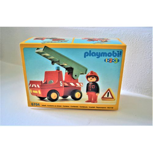 Playmobil 6704 - Boite De 1990 - Le Camion De Pompier