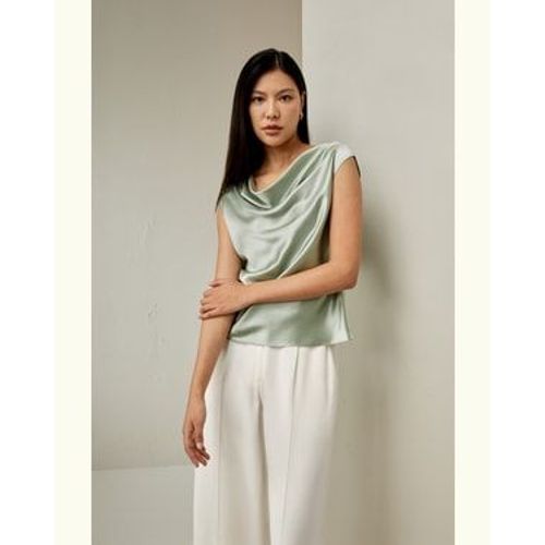 Lilysilk Short Monaco Lilysilk X Lydia Millen Short Monaco Soie De Mûrier Modèle Classique Blanc Naturel 40