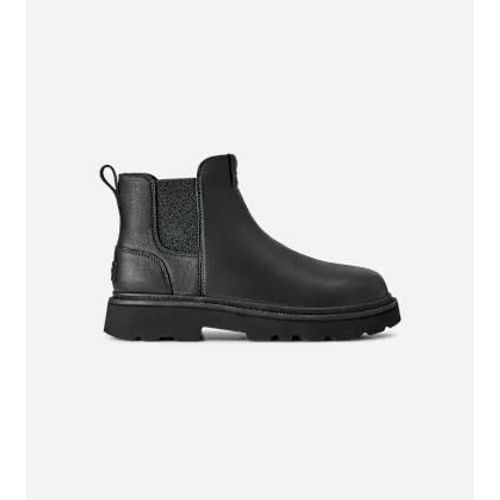Ugg Bottines Chelsea En Cuir Crampons In Black